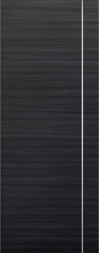 Nova 1VR Braga Blu Matrix CPL  Modern Door Slab - Doors and Beyond