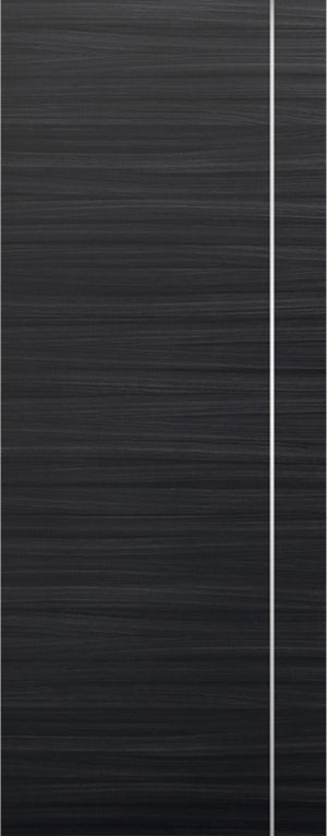 Nova 1VR Braga Blu Matrix CPL  Modern Door Slab - Doors and Beyond