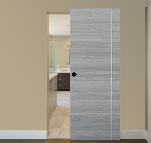 Nova 1VR Braga Olmo Matrix Laminated Modern Magic Door - Doors and Beyond