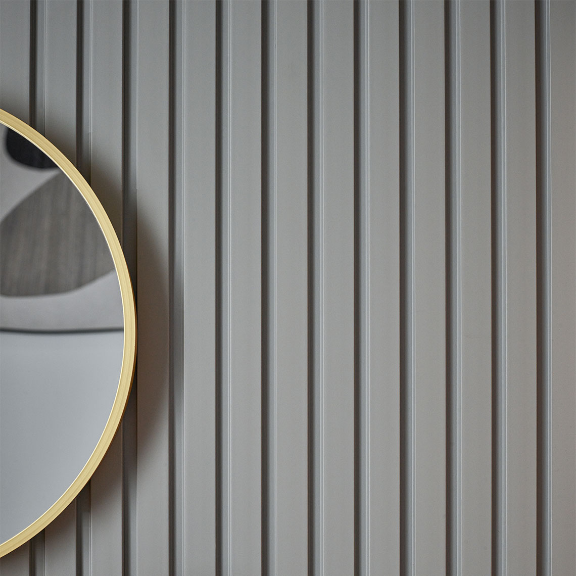 VOX Linerio M-Line Grey Slat Panel 104 5/16" 4 13/16" x 3/8" - Doors and Beyond