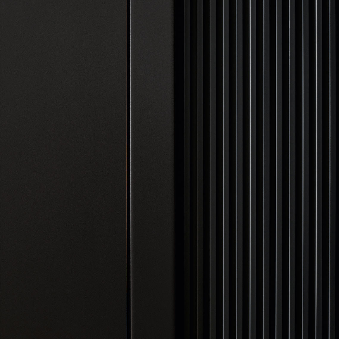 VOX Linerio S-Line Anthracite Slat Panel 104 5/16" x 4 13/16" x 3/8" - Doors and Beyond