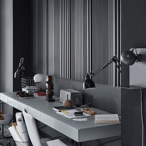 VOX Linerio S-Line Anthracite Slat Panel 104 5/16" x 4 13/16" x 3/8" - Doors and Beyond