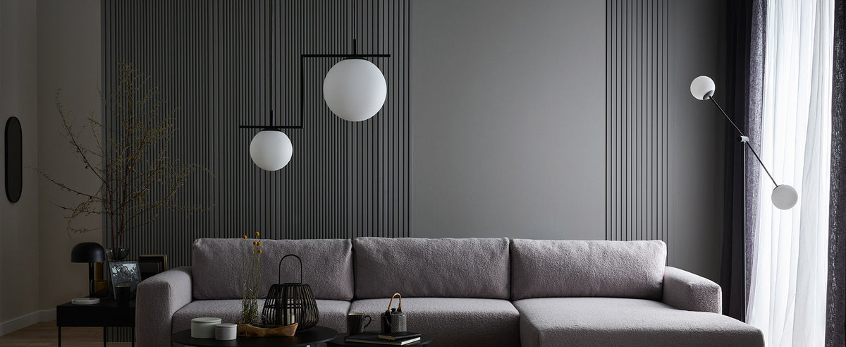 VOX Linerio S-Line Grey Slat Panel 104 5/16" x 4 13/16" x 3/8" - Doors and Beyond