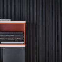 VOX Linerio S-Line Anthracite Slat Panel 104 5/16" x 4 13/16" x 3/8" - Doors and Beyond