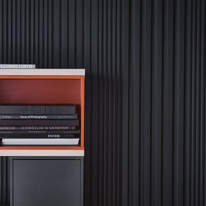 VOX Linerio S-Line Anthracite Slat Panel 104 5/16" x 4 13/16" x 3/8" - Doors and Beyond