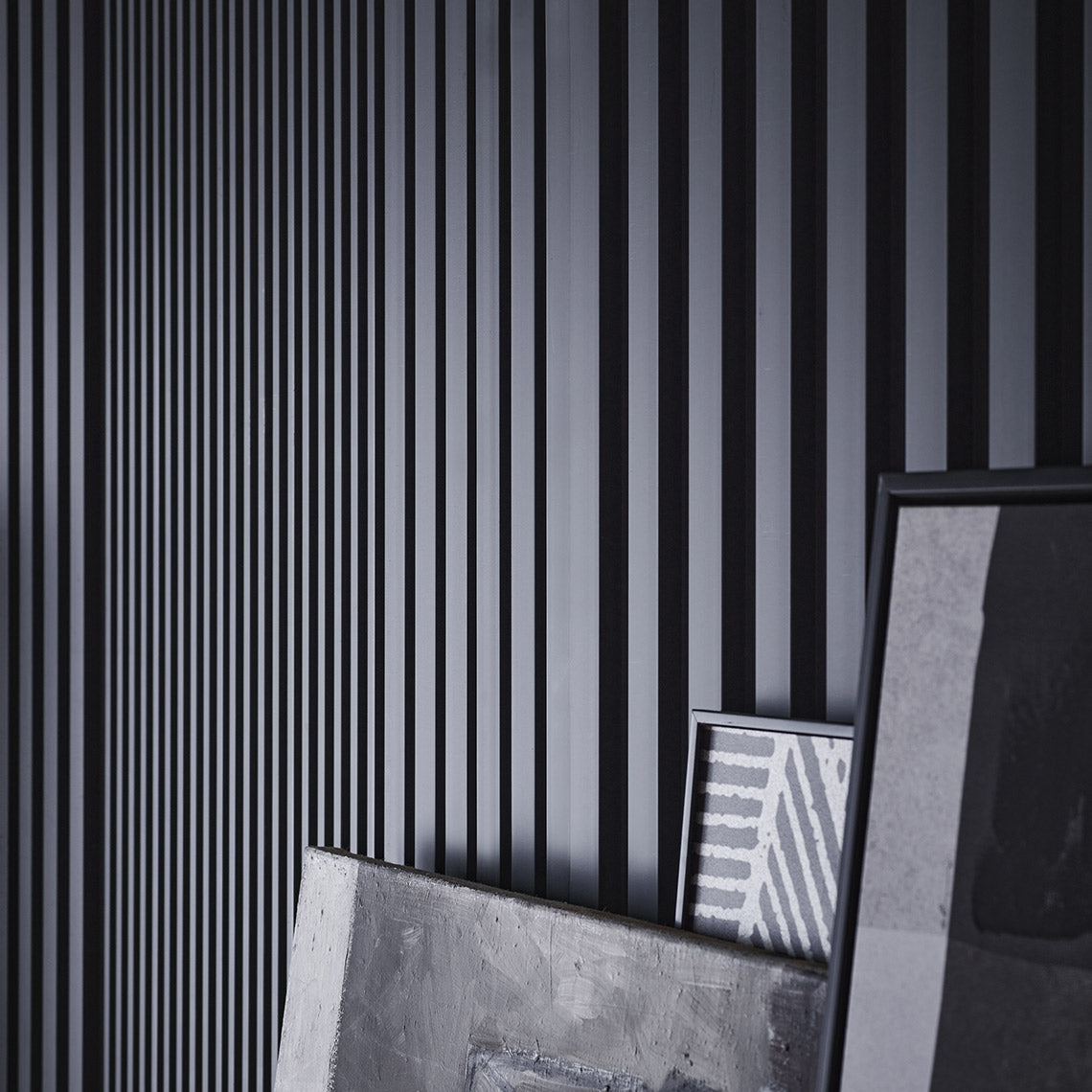 VOX Linerio M-Line Anthracite Slat Panel 104 5/16" 4 13/16" x 3/8" - Doors and Beyond