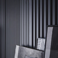 VOX Linerio M-Line Anthracite Slat Panel 104 5/16" 4 13/16" x 3/8" - Doors and Beyond