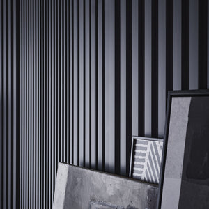 VOX Linerio M-Line Anthracite Slat Panel 104 5/16" 4 13/16" x 3/8" - Doors and Beyond