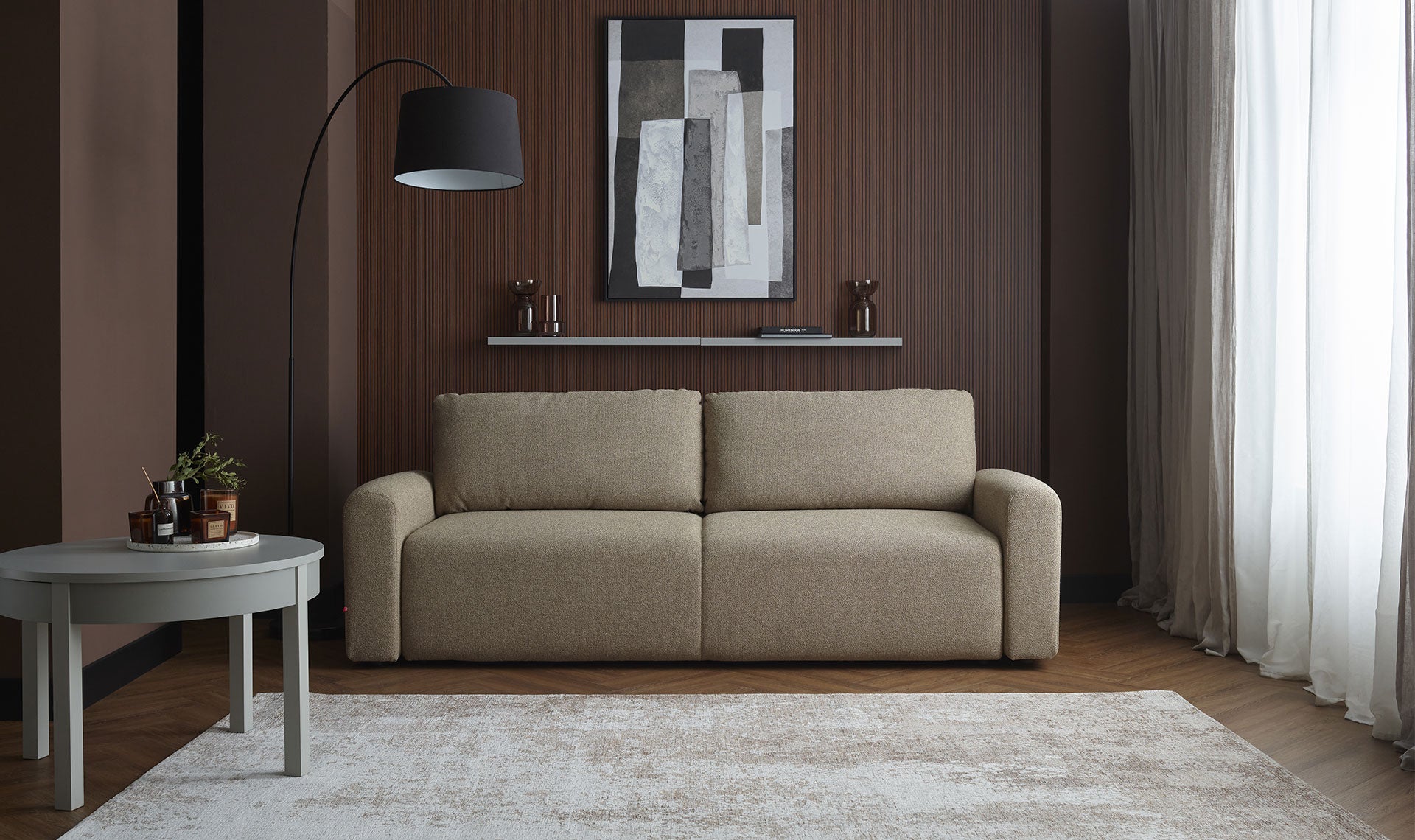 VOX Linerio XS-Line Mocca Slat Panel 12 1/16" x 104 5/16" x 1/4"