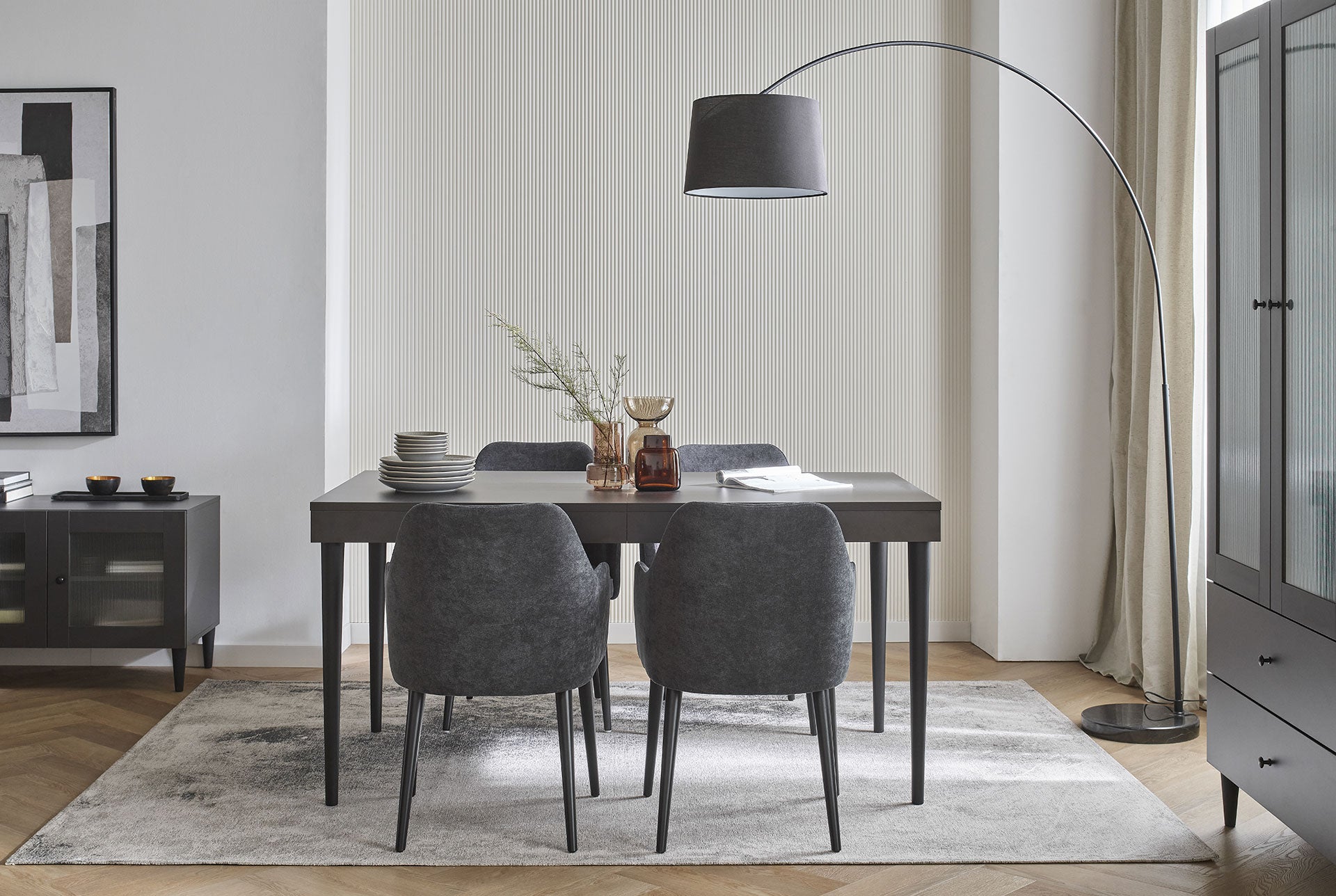 VOX Linerio XS-Line Oval White Slat Panel 12 1/16" x 104 5/16" x 1/4"