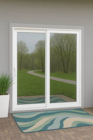 ProVia Endure 2-Lite Patio Door 72x80 White/White Triple Pane Low-E W Argon Gas - Doors and Beyond