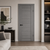 Nova Domino 02 Wenge Modern Laminated Modern Single Pre-hung Door