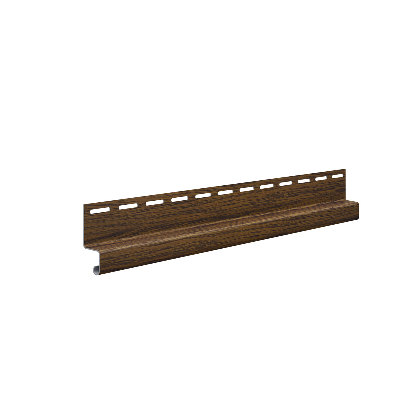 Drip Edge SVP-16.5 Walnut 120"(10') - 1 Pc - Doors and Beyond