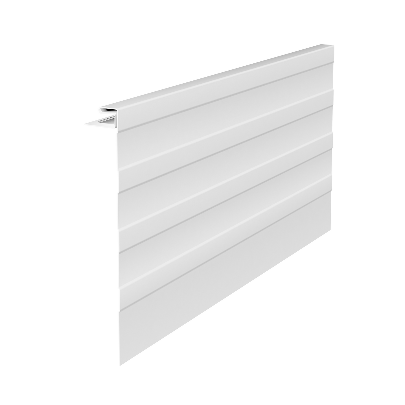 Facade Flashing Big SV-19 White 120“(10') - 1 Pc - Doors and Beyond