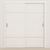 Braga 2H Bianco Matrix CPL Modern Bypass Door - Doors and Beyond