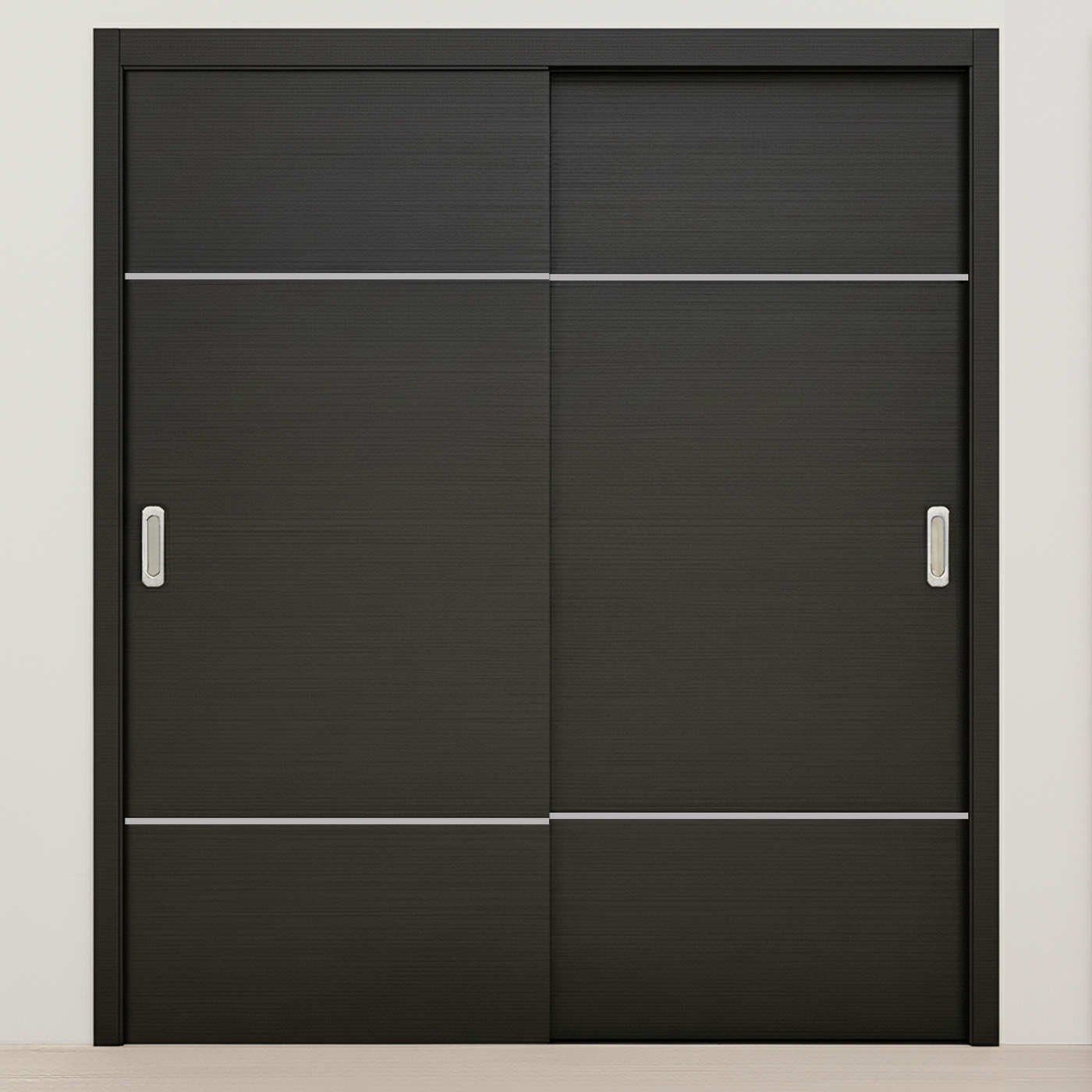 Braga 2H Blu Matrix CPL Modern Bypass Door - Doors and Beyond