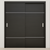 Braga 2H Blu Matrix CPL Modern Bypass Door - Doors and Beyond