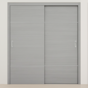 Braga 2H Olmo Matrix CPL Modern Bypass Door - Doors and Beyond