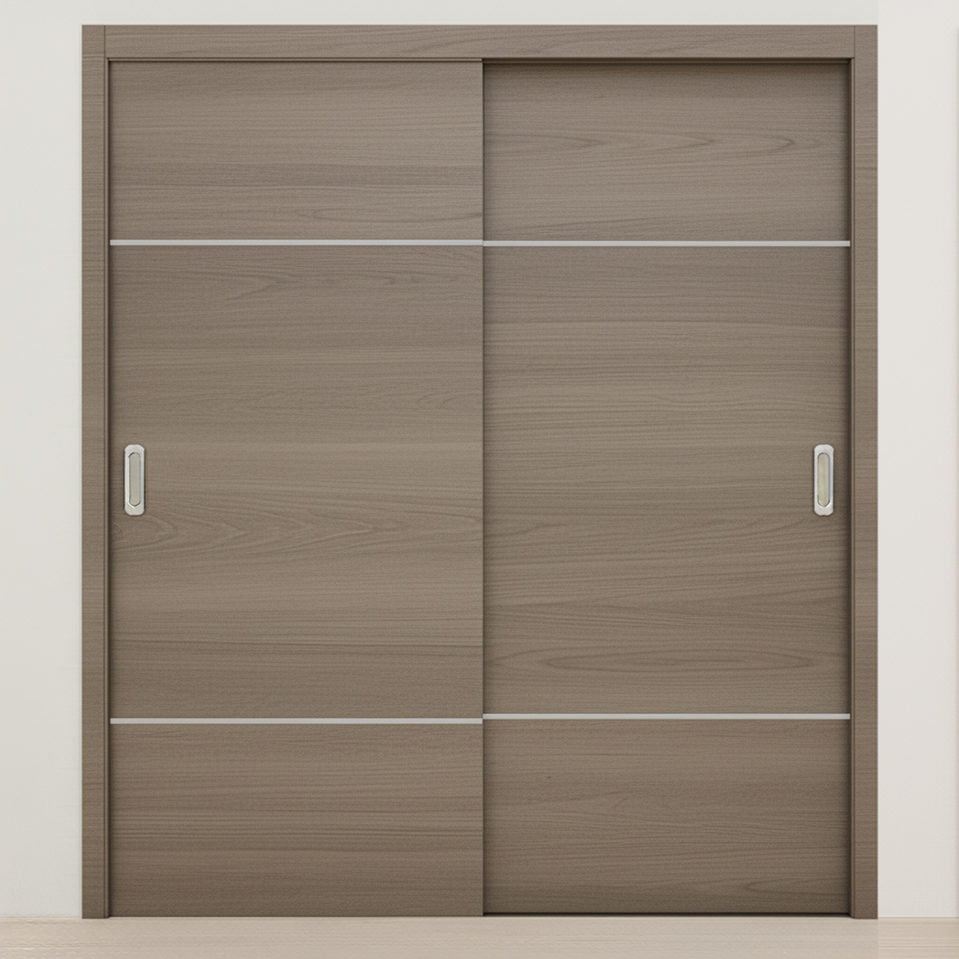 Braga 2H Palissandro Matrix CPL Modern Bypass Door - Doors and Beyond