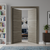 Nova 2H Braga Palissandro  Matrix CPL  Modern Double Pre-Hung Door - Doors and Beyond
