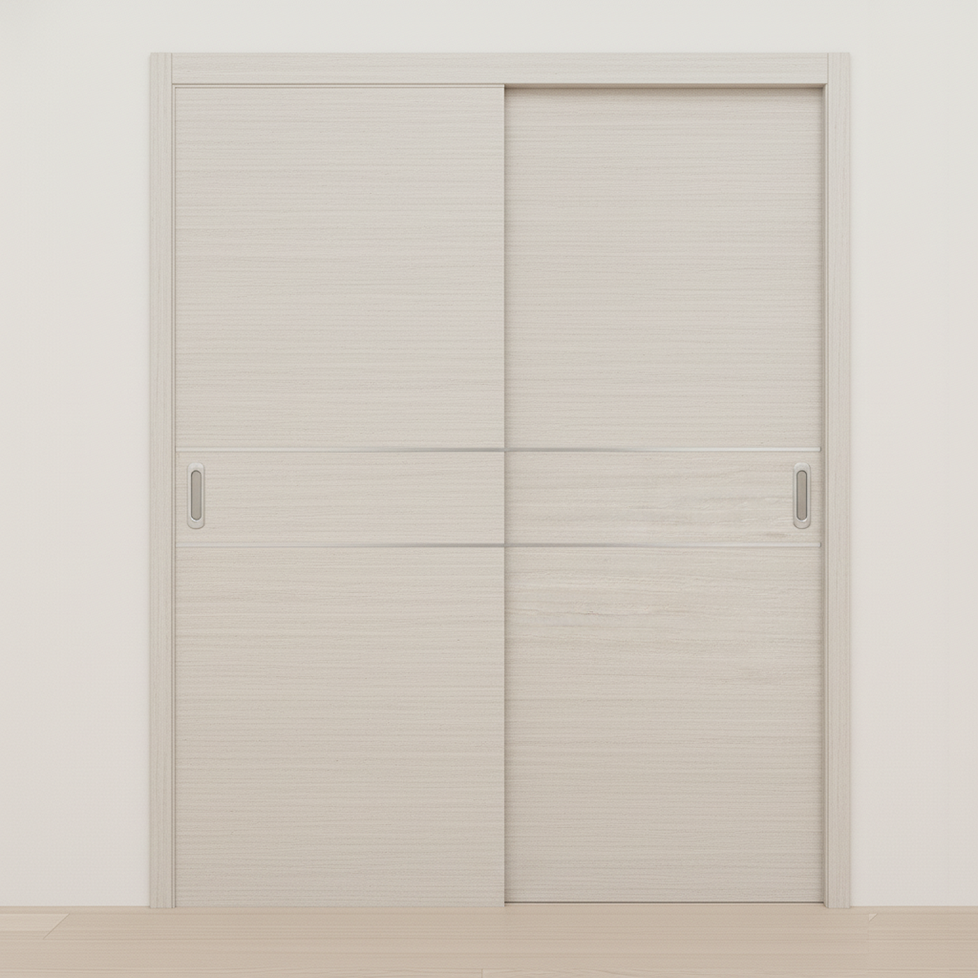 Braga 2HC Crema Matrix CPL Modern Bypass Door - Doors and Beyond