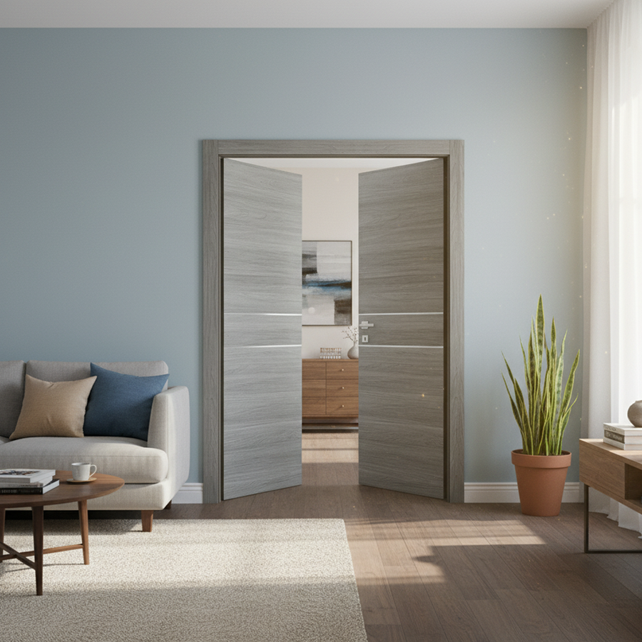 Frameless Doors in West Palm Beach, FL modern interior installation