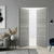Braga 2HC Olmo Matrix CPL Frameless Modern Double Door - Doors and Beyond