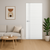 Braga 2V Bianco Matrix CPL Frameless Modern Door - Doors and Beyond
