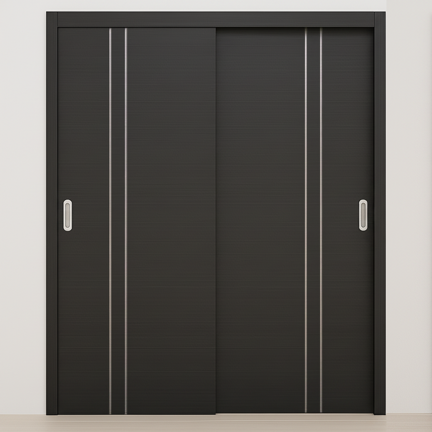 Braga 2V Blu Matrix CPL Modern Bypass Door - Doors and Beyond