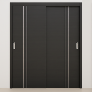 Braga 2V Blu Matrix CPL Modern Bypass Door - Doors and Beyond
