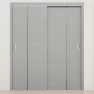 Braga 2V Olmo Matrix CPL Modern Bypass Door - Doors and Beyond