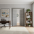 Nova 2V  Braga Olmo Matrix CPL  Modern Double Pre-Hung Door - Doors and Beyond