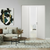Braga 2V Bianco Matrix CPL Frameless Modern Double Door - Doors and Beyond