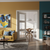 Nova 3-Lite Braga Crema Matrix CPL  Modern Double Pre-Hung Door - Doors and Beyond