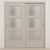 Bianco 3-Lite Crema Matrix CPL  Modern Bypass Door - Doors and Beyond