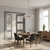 Nova 3-Lite Braga Olmo Matrix CPL  Modern Double Pre-Hung Door - Doors and Beyond