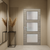 Braga 3-Lite Palissandro Matrix CPL Frameless Modern Door - Doors and Beyond