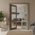 Nova 3-Lite Braga Palissandro  Matrix CPL  Modern Double Pre-Hung Door - Doors and Beyond