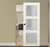 Nova 3-Lite Braga Bianco Matrix Laminated Modern Magic Door - Doors and Beyond