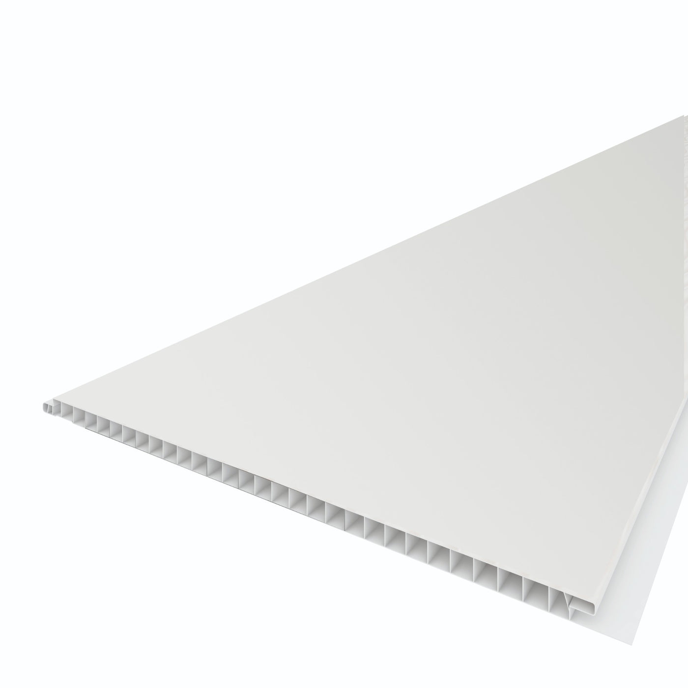 Vilo Motivo Panel Vinyl Eco White Gloss 104 5/16" x 9 13/16" - 4 pack - 28 1/2 sq feet - Doors and Beyond