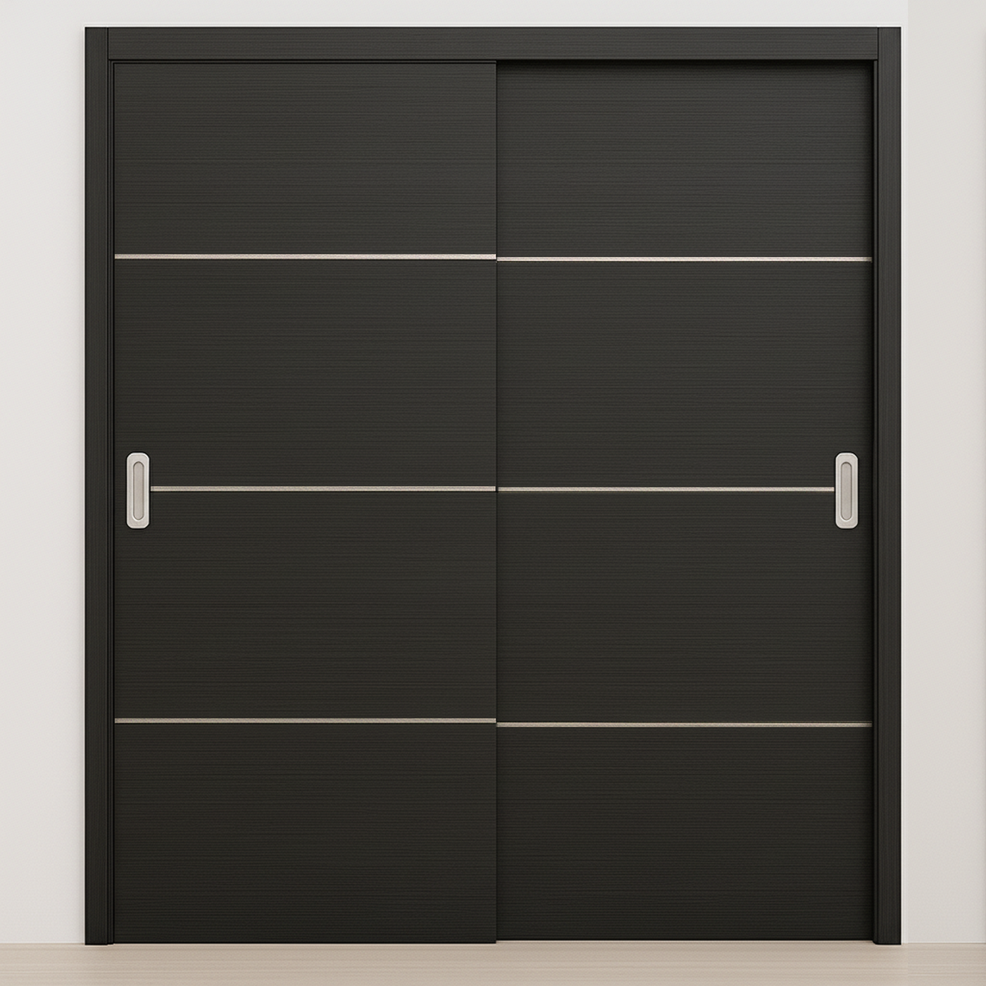 Braga 3H Blu Matrix CPL Modern Bypass Door - Doors and Beyond