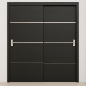 Braga 3H Blu Matrix CPL Modern Bypass Door - Doors and Beyond