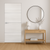 Braga 3H Crema Matrix CPL Frameless Modern Door - Doors and Beyond
