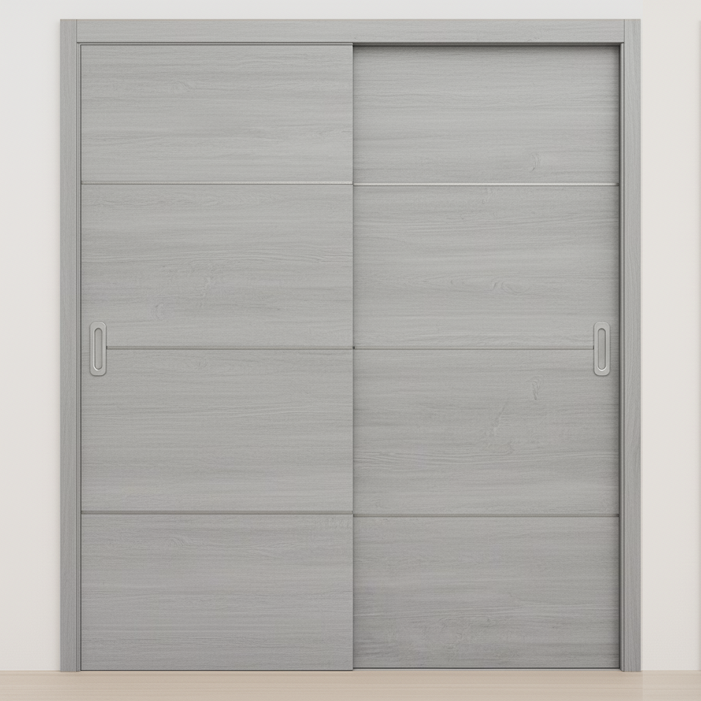 Braga 3H Olmo Matrix CPL Modern Bypass Door - Doors and Beyond