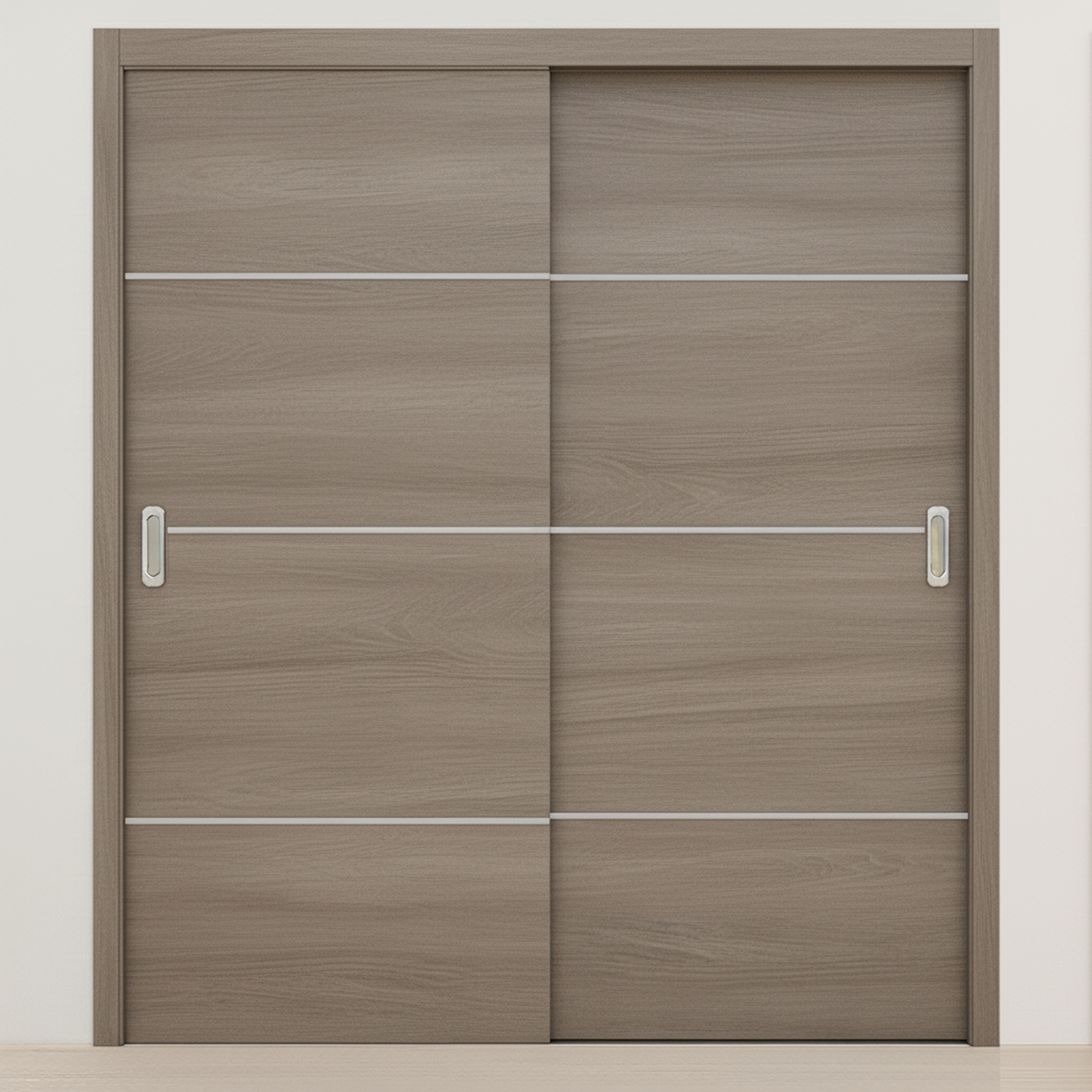 Braga 3H Palissandro Matrix CPL Modern Bypass Door - Doors and Beyond