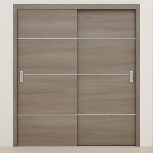 Braga 3H Palissandro Matrix CPL Modern Bypass Door - Doors and Beyond