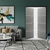 Braga 3H Olmo Matrix CPL Frameless Modern Double Door - Doors and Beyond
