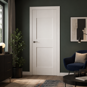 Nova Stile 013 Soft White Laminated Modern Pre-Hung Door - Doors and Beyond