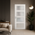 Braga 4-Lite Crema Matrix CPL Frameless Modern Door - Doors and Beyond