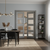 Nova 4-Lite Braga Olmo Matrix CPL  Modern Double Pre-Hung Door - Doors and Beyond
